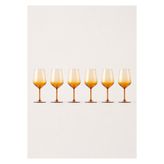 Bella Maison Lisa Kadeh 6'lı Amber (490 Cc)