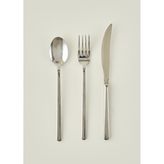 Bella Maison Milano 18 Parça Tatlı Çatal Kaşık Bıçak Seti Silver Silver