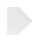 Bellalithe Beyaz Kalın Keçe Kumaş, 3 mm Kalınlık, 50 x 100 cm Rulo