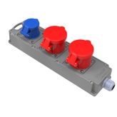 Bemis CEE Tri Box Grup 5/32A 380V 2Ad+3/16A 220V 1Ad Priz