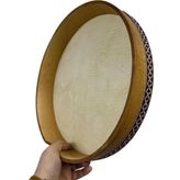 Bendir Hayvan Derili 38 cm Kaliteli Keçi Derisi