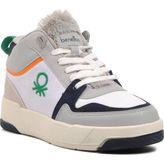 Benetton Beyaz Hi Sneaker