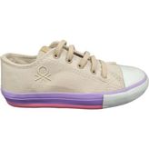 Benetton BN-30175 Keten Uniseks Sneakers Çocuk Ayakkabı - Bej