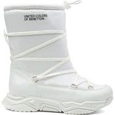 Benetton BN-30392-3256 Beyaz Kadın Bot