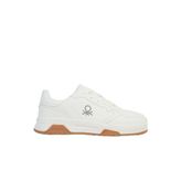BENETTON Erkek Beyaz Sneaker, 43 Numara