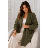 benguen Cepli Triko Hırka R4596 Haki