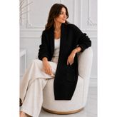 benguen Cepli Triko Hırka R4596 Siyah
