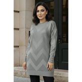 benguen Desenli Tunik N3183 Gri
