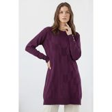 benguen Desenli Tunik N3293 Bordo
