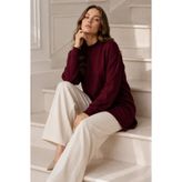 benguen Triko Tunik R7183 Bordo