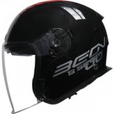 Beon B-203 Güneş Gözlüklü Yazlık Yarım Kask Siyah Kırmızı 2xlarge - Diğer