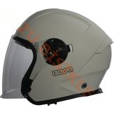 Beon Çenesiz Vizörlü Yazlık Kask [B203] [beyaz-Kırmızı-Yeşil] [l]