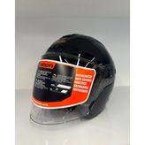 Beon Çenesiz Vizörlü Yazlık Kask [B203] [parlak Siyah] - M