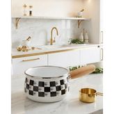 Beren Home Sosluk - Beyaz - Siyah