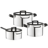 BergHoff Essentials Uqonic 6 Parça Paslanmaz Çelik Tencere Seti