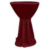 Berlın Bıstro Masa Örtüsü 60 cm Çap - Bordo