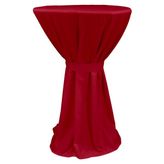 Berlın Bıstro Masa Örtüsü 70 cm Çap - Kırmızı