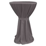 Berlın Bıstro Masa Örtüsü 80 cm Çap - Gri