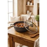 Bernardo Prime Stone Basık Tencere Siyah 24CM - 000-Siyah