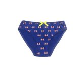 Berrak 11103 Kadın İçin Saks Kurdele Süslemeli Bikini