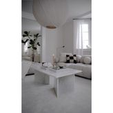 Berrak - Mermer Orta Sehpa- 60*120 - beyaz