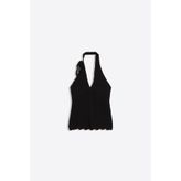 Bershka Ajurlu halter yaka bluz
