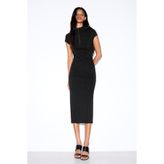 Bershka Çıtçıtlı midi elbise