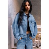 Bershka Oversize Denim Ceket