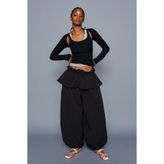 Bershka Peplum belli teknik pantolon