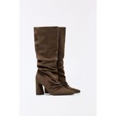 Bershka Slouchy topuklu çizme