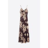 Bershka Tül askılı uzun elbise