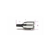 Beta Tools 900 PT 25 mm 1/4" Beşköşeli Torx Lokma
