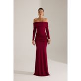 BETTY & SAM LARA BORDO ELBİSE