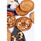 Bev Kitchen 6'lı Bambu Çerezlik 10 cm kahverengi
