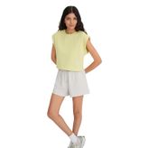Beyaz Crop Basic Tişört Regular Fit/Normal Kesim 1613280-620