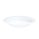 Beyaz Çukur Tabak 19 Cm - 10 Adet