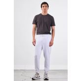 Beyaz Erkek Eşofman Altı - Regular Fit