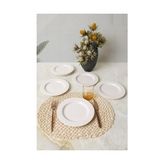 Beyaz Iyonya Pasta Tabağı 22 cm 6 Adet 006 - Option-1