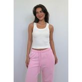 Beyaz Kalın Askılı Fitilli Atlet MG2459 - XL