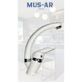 Beyaz Krom Lavabo Bataryası Çift Su Girişli