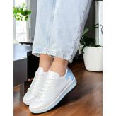 Beyaz Mavi Kadın Sneaker AIR22