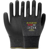 Beybi B-FLEX110 Likralı Nitril Eldiven Iş Eldiveni 12 Çift - Siyah