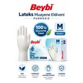 Beybı Eldıven Pudrasız Lateks Muayene Medıum Eco