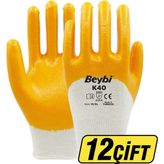 Beybi K40 Sarı No 10 Nitril Eldiven
