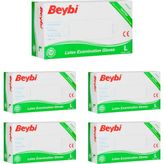 Beybi Lateks Eldiven Pudralı (5 Paket) - Yeşil