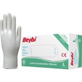 Beybi Lateks Pudralı Eldiven 100 Adet - L