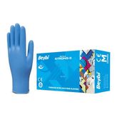 Beybi Medium Strong - 5 Pudrasiz Mavi Nitril Eldiven
