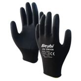 Beybi Nitril Poly Pnzebra 9 Beden 12'li Paket Kırmızı Siyah Eldiven
