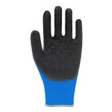 Beybi PL9 1/2 Lateks Kaplı Polyester Örme Eldiven NO: 10 - Koli - Mavi\Siyah