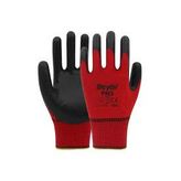 Beybi PN5 No: 10 12 Çift Kırmızı Polyester Örme Nitril Eldiven